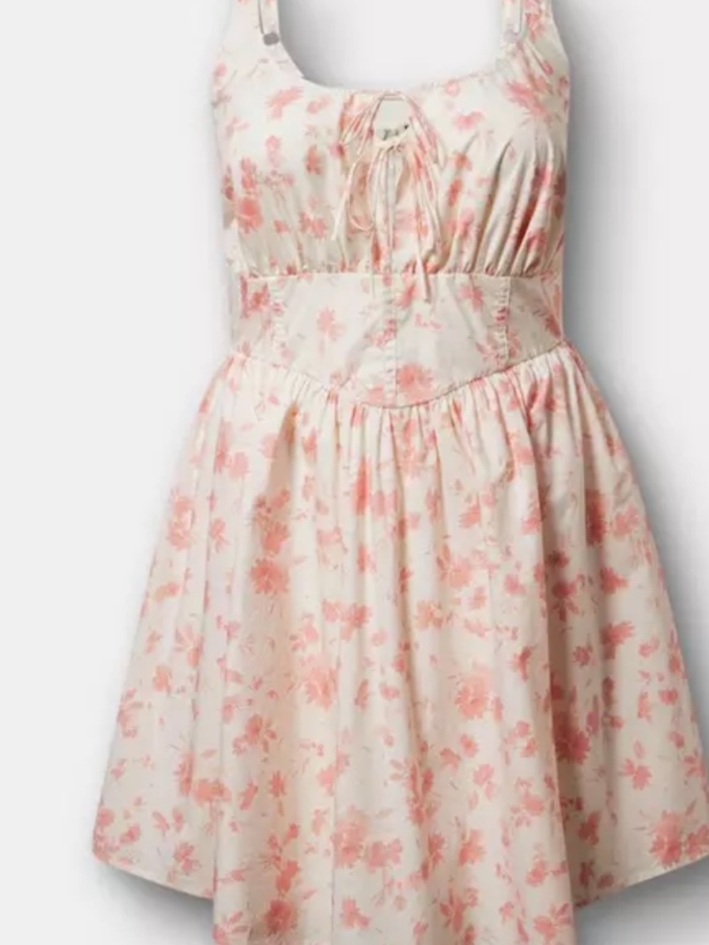 Torrid Corset Pink Sunflower Mini Dress Size 18 NWOT - Picture 5 of 8